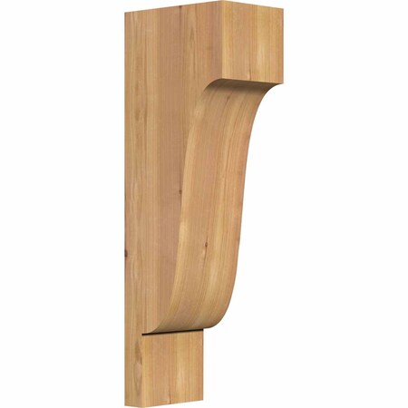 Ekena Millwork Newport Smooth Corbel, Western Red Cedar, 5 1/2"W x 8"D x 24"H COR06X08X24NEW00SWR
